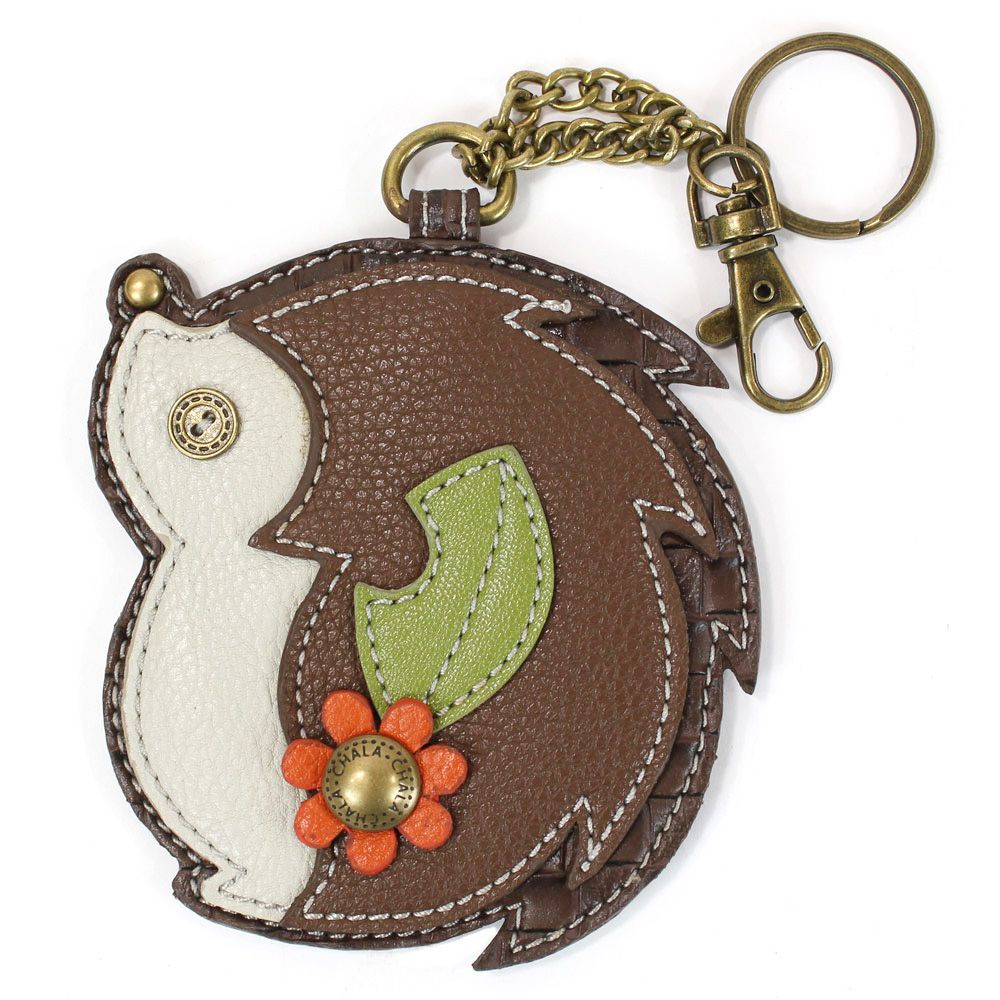Hedgehog Coin Purse and Key Chain by Chala