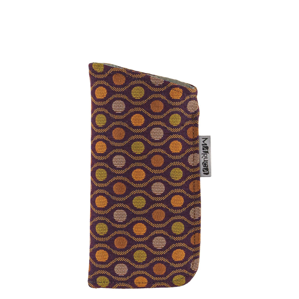 Maruca Eye Glass Case in Peacock Wine