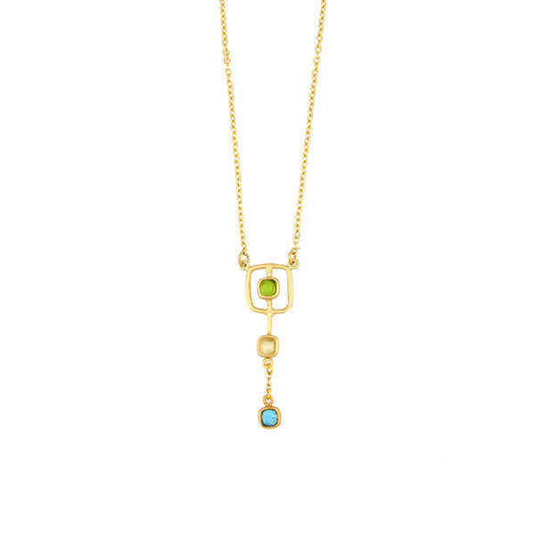 Fragment 16 Inch Adjustable Drop Pendant Necklace by Michael Michaud