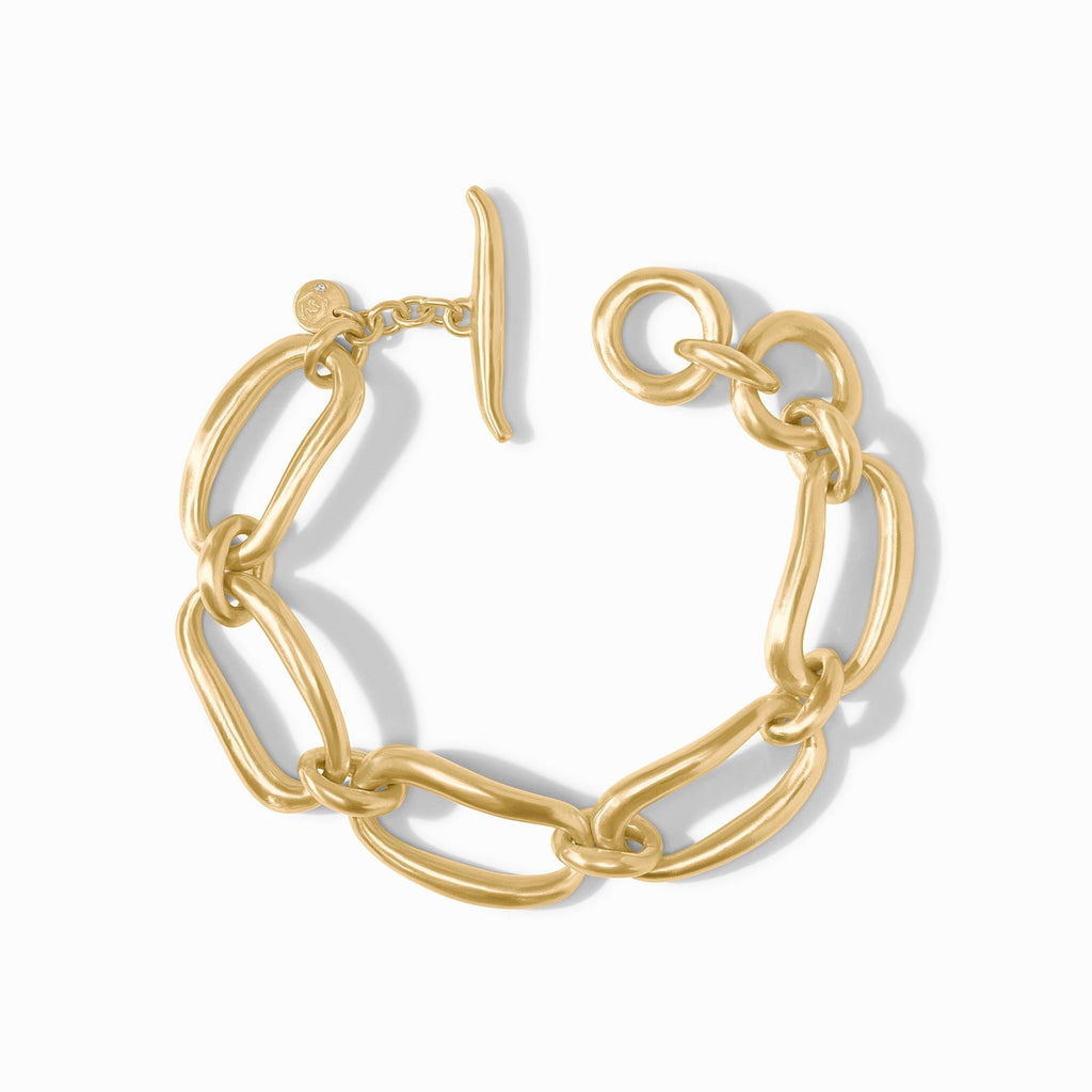 Wave Link Gold Bracelet by Julie Vos