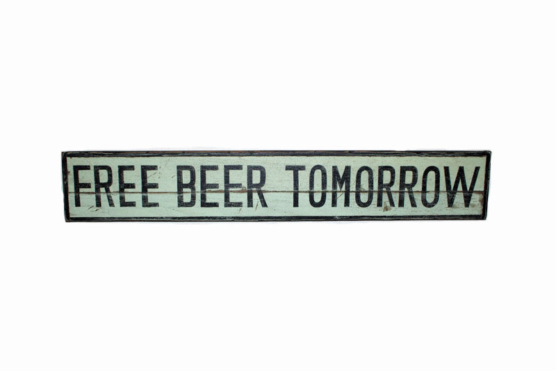 Free Beer Tomorrow Americana Art