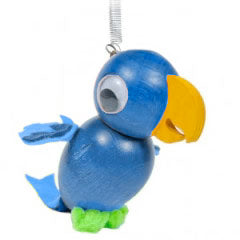 Parrot (Light Blue) Handcrafted Wooden Jumpie