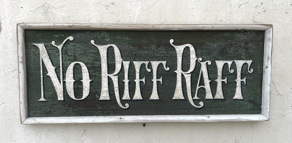 No Riff Raff Americana Art