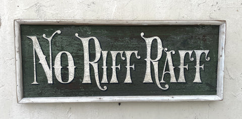 No Riff Raff Americana Art
