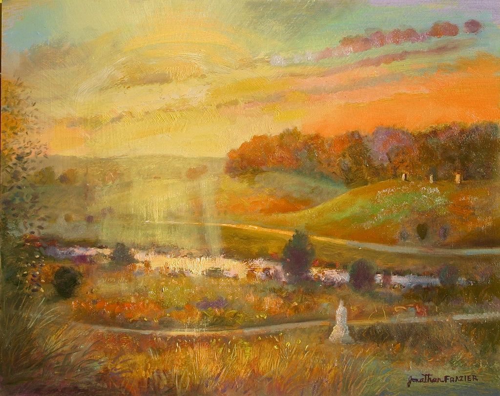 Sunset Over Beaver Pond in the Valley by Jonathan Frazier