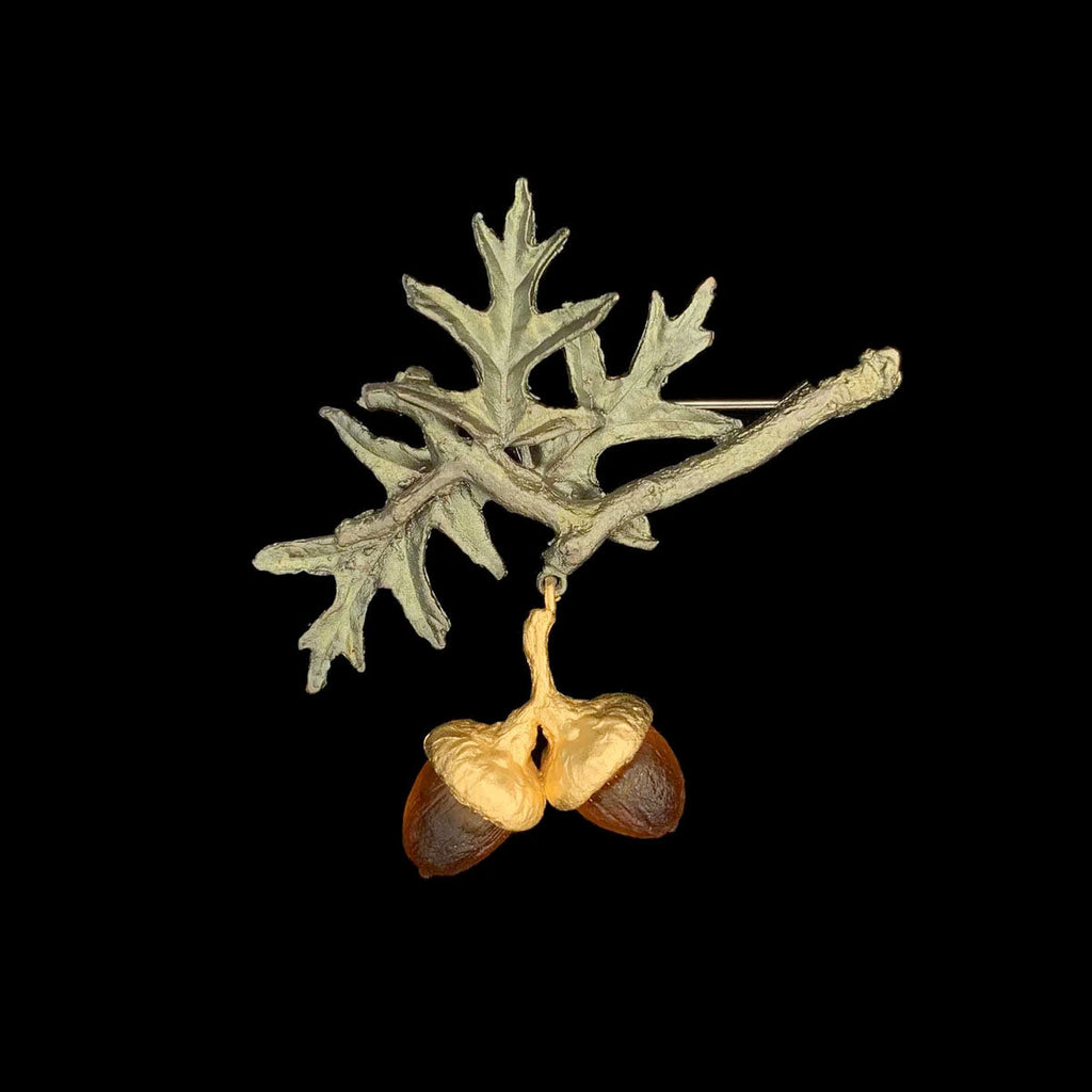Pin Oak Brooch by Michael Michaud