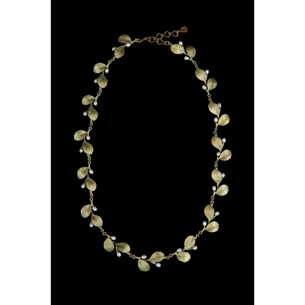 Irish Thorn Tailored Leaves 16 Inch Adjustable Necklace by Michael Michaud