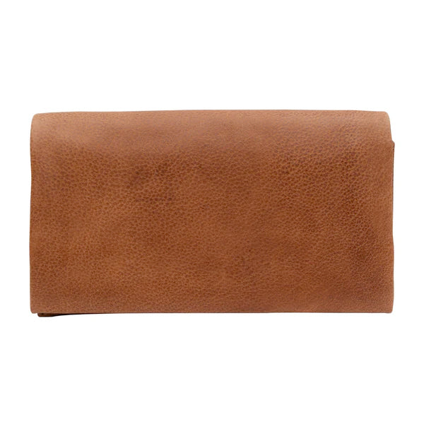 Eloise Leather Wallet in Cognac