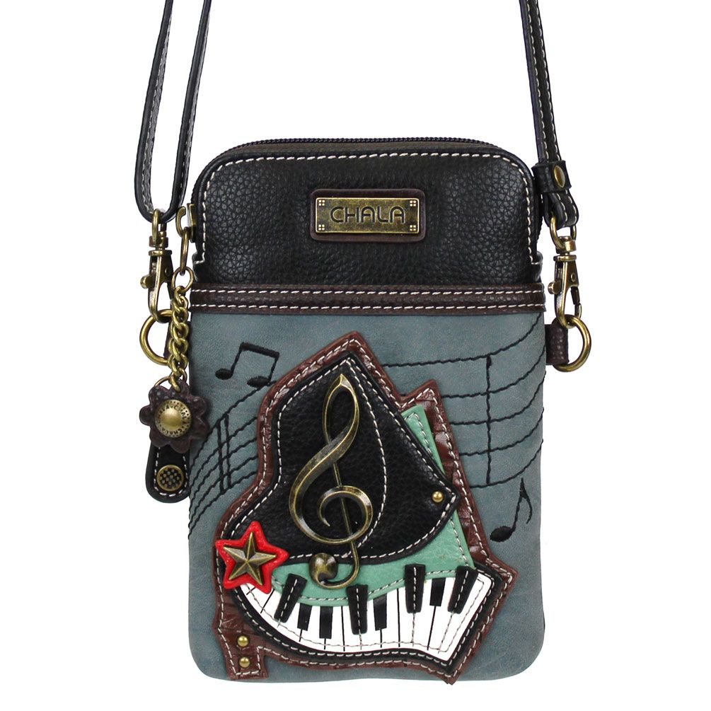 Piano Cellphone Crossbody in Indigo by Chala