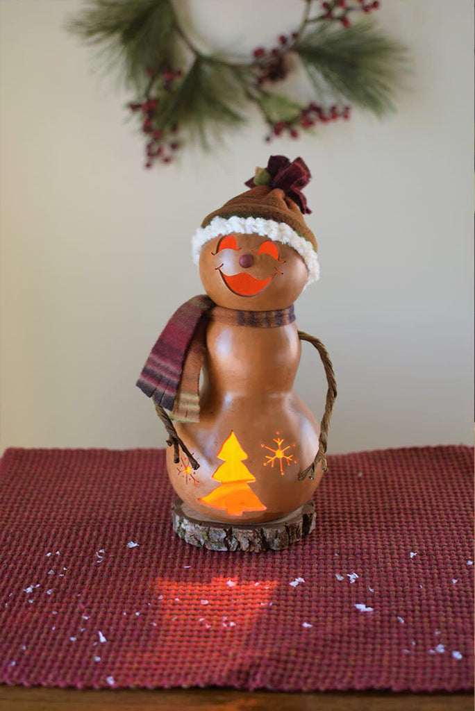 Brrr Snowman Gourd - Available in Multiple Sizes