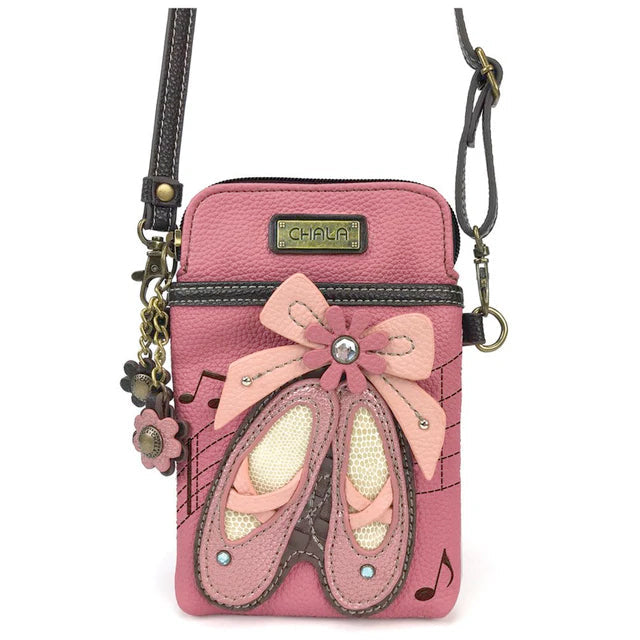 Ballerina Cellphone Crossbody in Pink