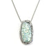 Large Drop Oval Roman Glass Necklace