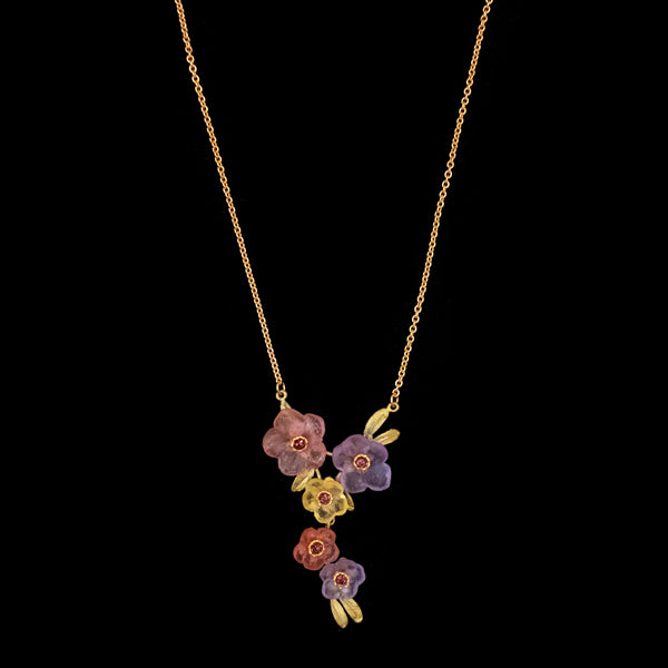 French Bouquet 16 inch Adjustable Necklace by Michael Michaud