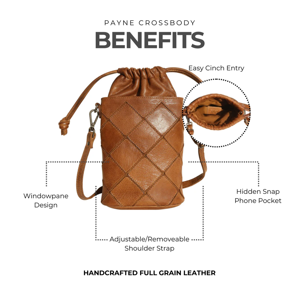 Payne Leather Crossbody in Oxblood