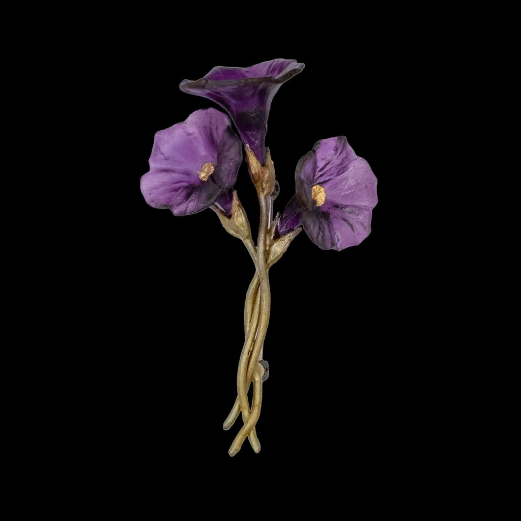 Petunia Brooch by Michael Michaud