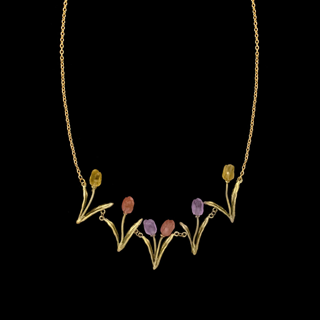 Tulip 16 Inch Adjustable Necklace by Michael Michaud