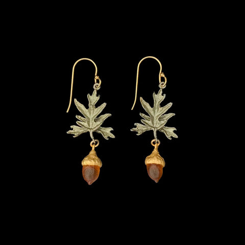 Pin Oak Wire Earrings by Michael Michaud