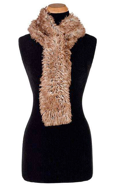 Red Fox Luxury Faux Fur Skinny Scarf