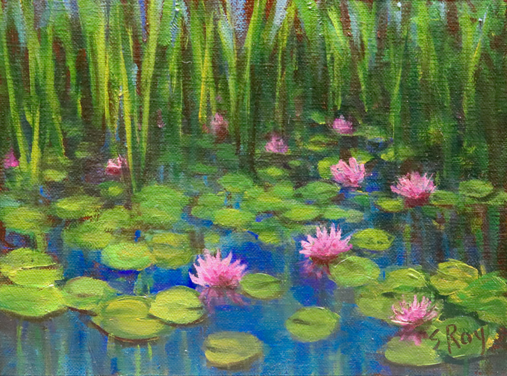 Water Lilies by Simonne Roy