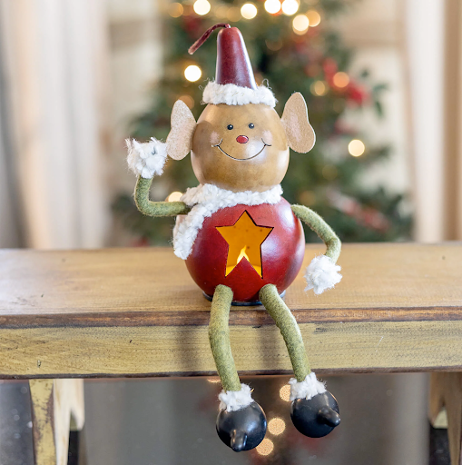 Santa's Helper Miniature Gourd