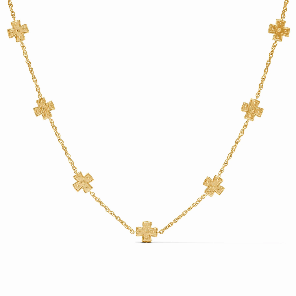 Canterbury Delicate Gold Station Necklace by Julie Vos