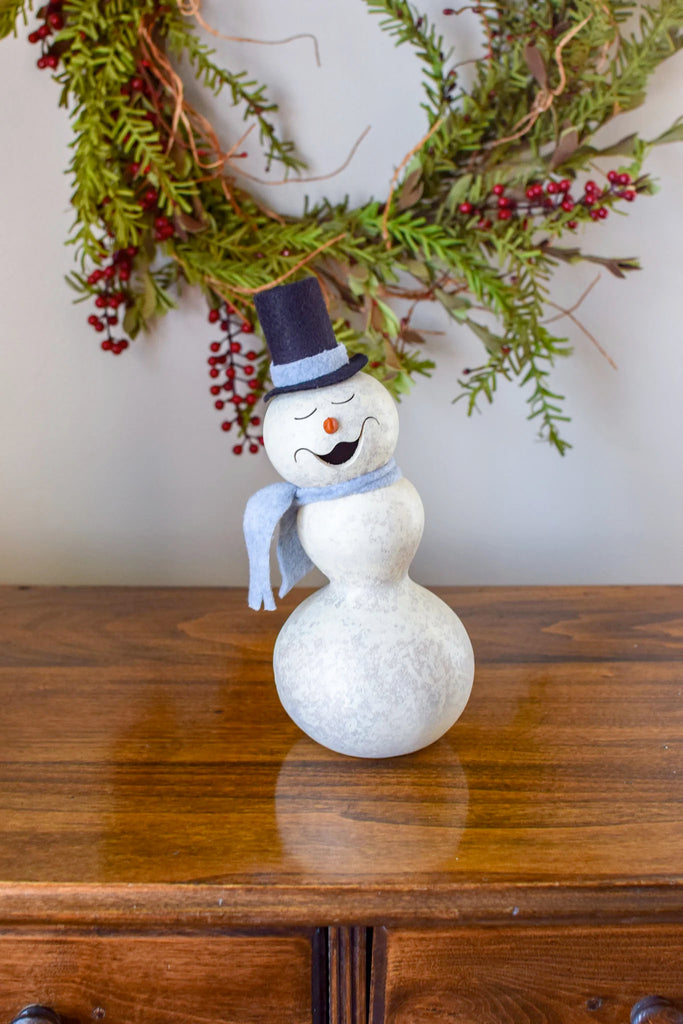 Mr. Frost Snowman Gourd