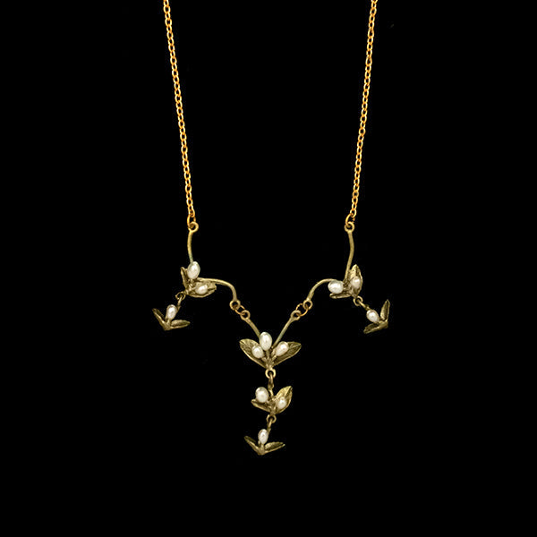 Spring Vine 16 Inch Adjustable Necklace by Michael Michaud