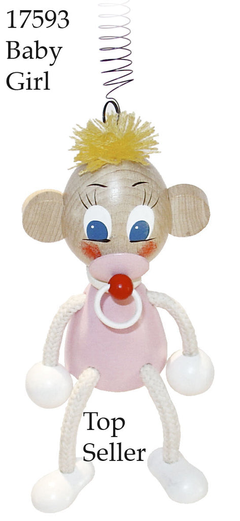 Baby Girl Handcrafted Wooden Jumpie