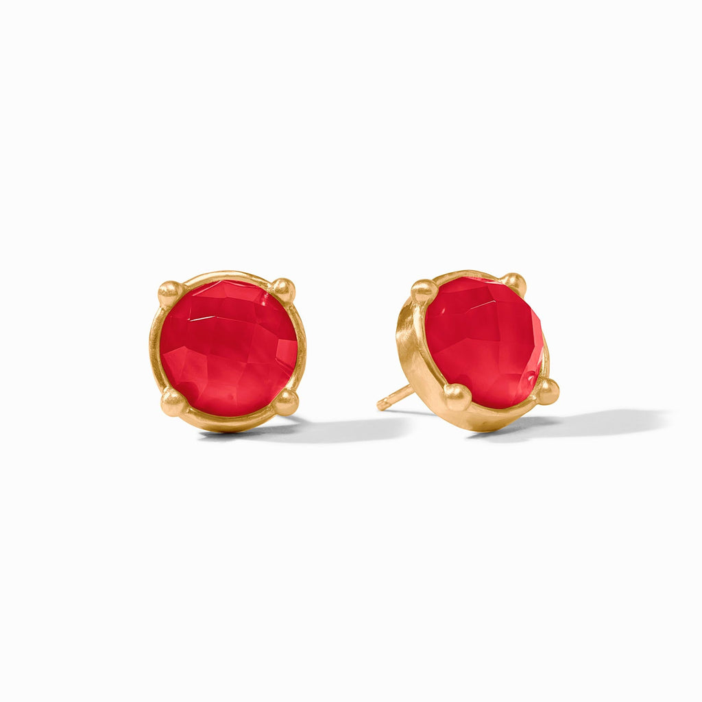 Honey Stud in Iridescent Strawberry by Julie Vos