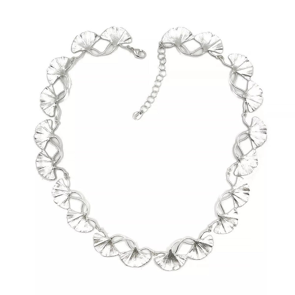Ginkgo 16 Inch Adjustable Necklace by Michael Michaud