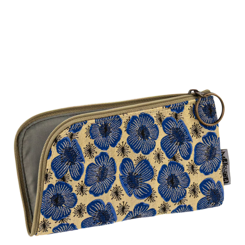 Maruca Zip Pouch in Poppy Blue