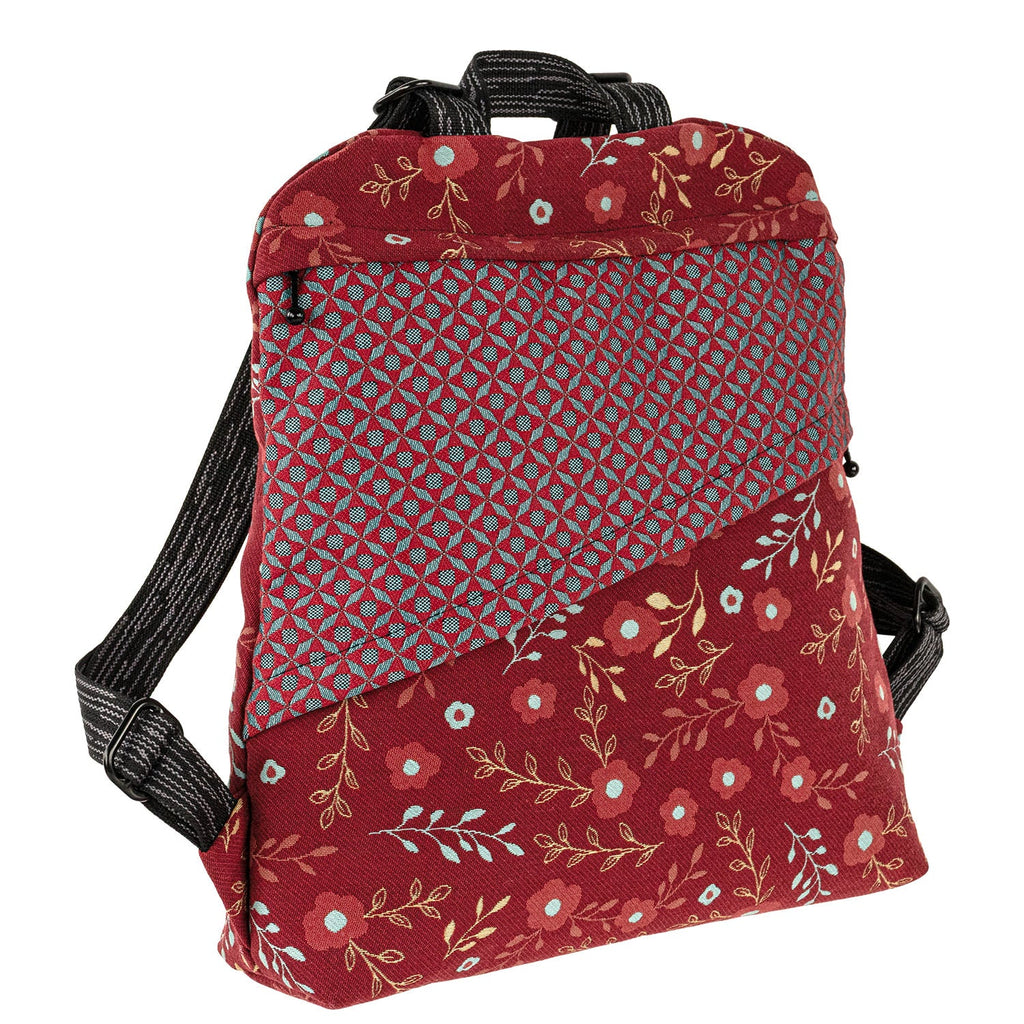 Maruca Backpack in Floral Red