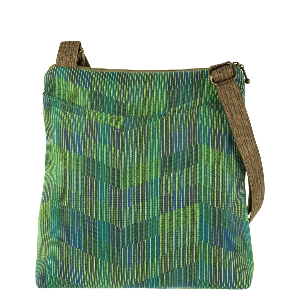 Maruca Spree Handbag in Chevron Green