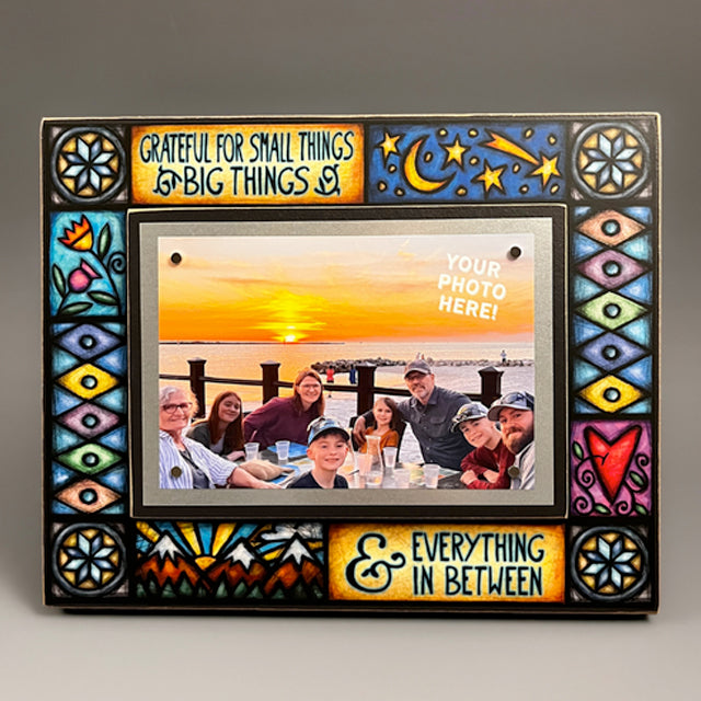 Grateful For Large Wood Frame