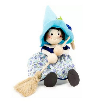 Witch Light Blue Wooden Handcrafted Jumpie