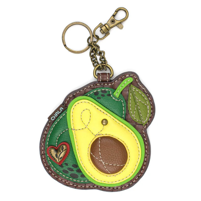 Avocado Coin Purse and Key Chain