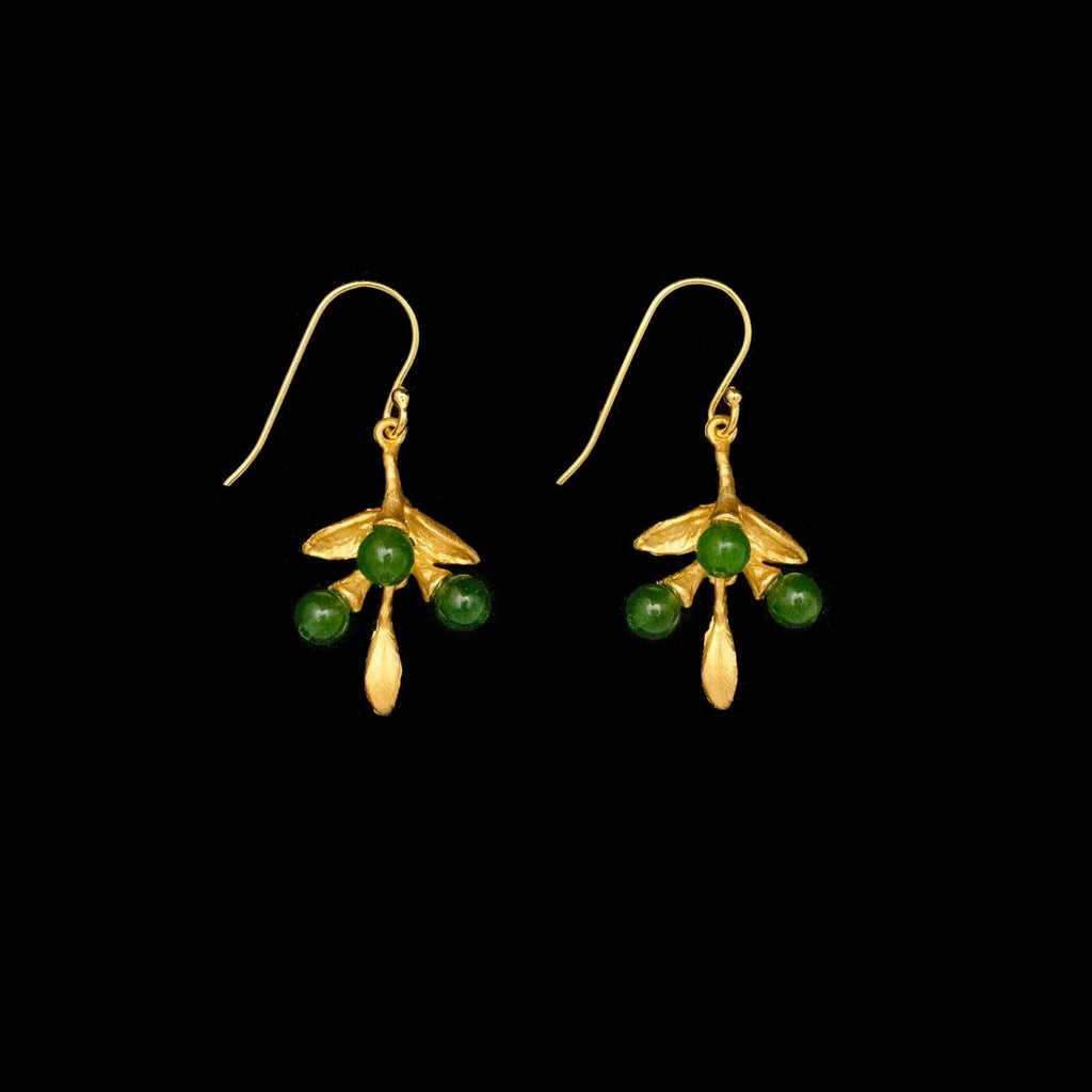 Pepper Wire Earrings by Michael Michaud