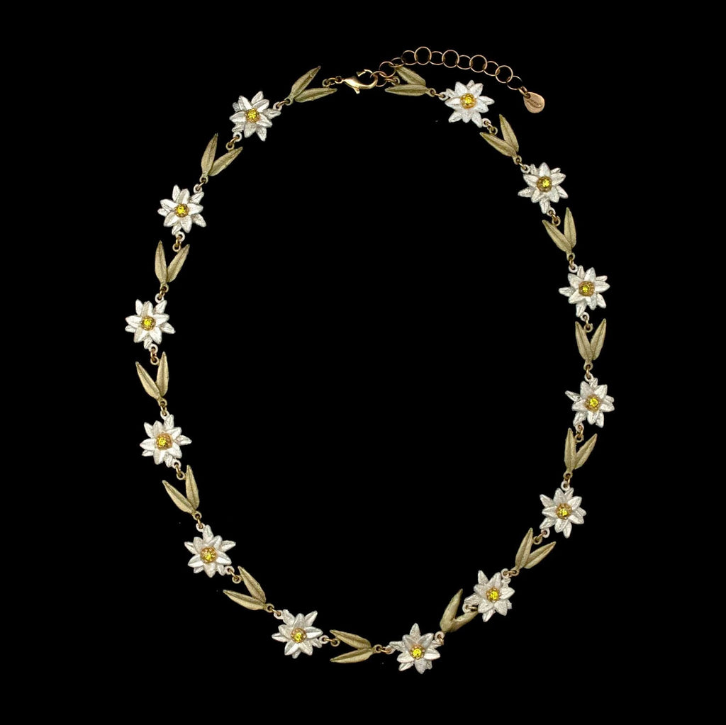 Edelweiss 16 Inch Adjustable Statement Necklace by Michael Michaud
