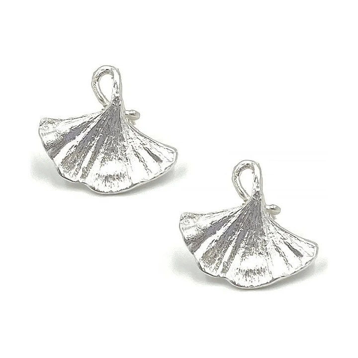Ginkgo Post Earrings by Michael Michaud