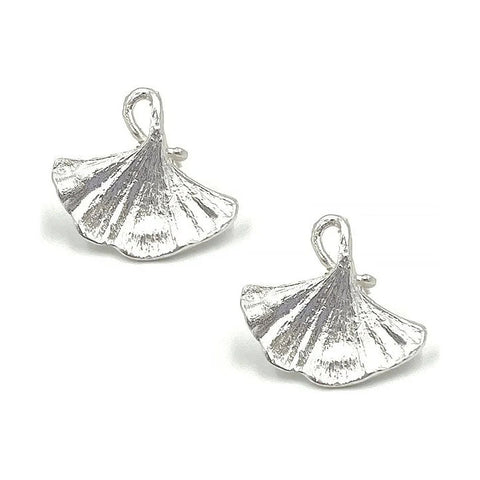 Ginkgo Post Earrings by Michael Michaud