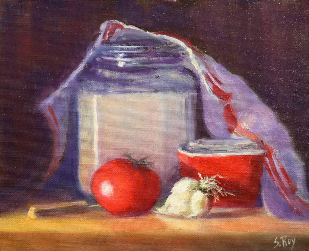 Evening in the Kitchen by Simonne Roy
