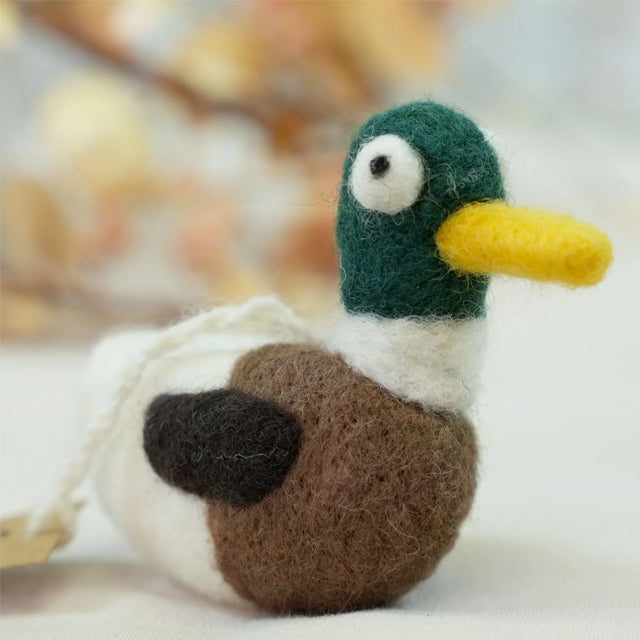 Duck (Green) Woolie Ornament