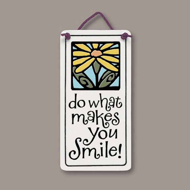 Makes You Smile Wall Art Chamer Ceramic Tile