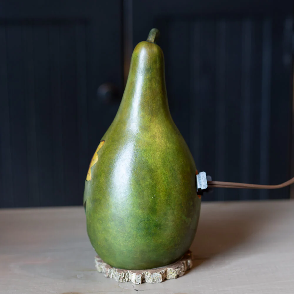 Sunny Sunflower Lit Gourd