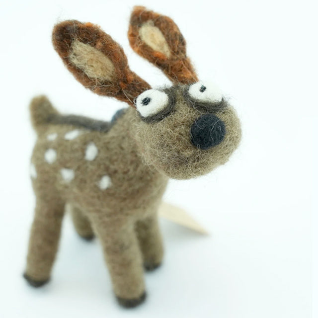 Deer Woolie Ornament