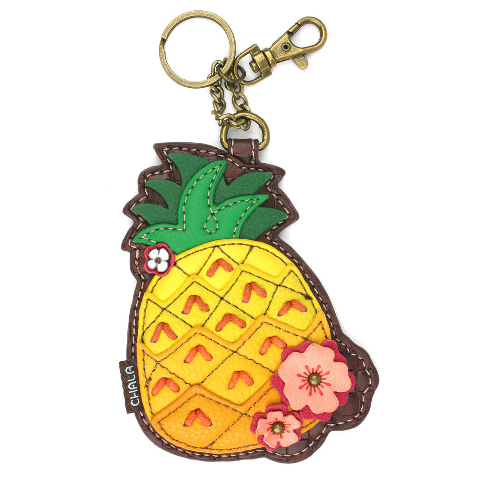 Pineapple Coin Purse and Key Chain by Chala