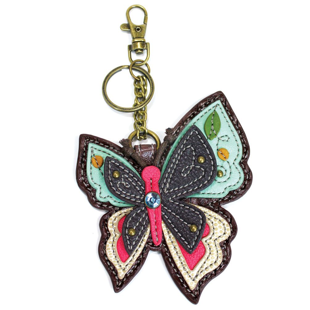 New Butterfly Coin Purse and Key Chain by Chala