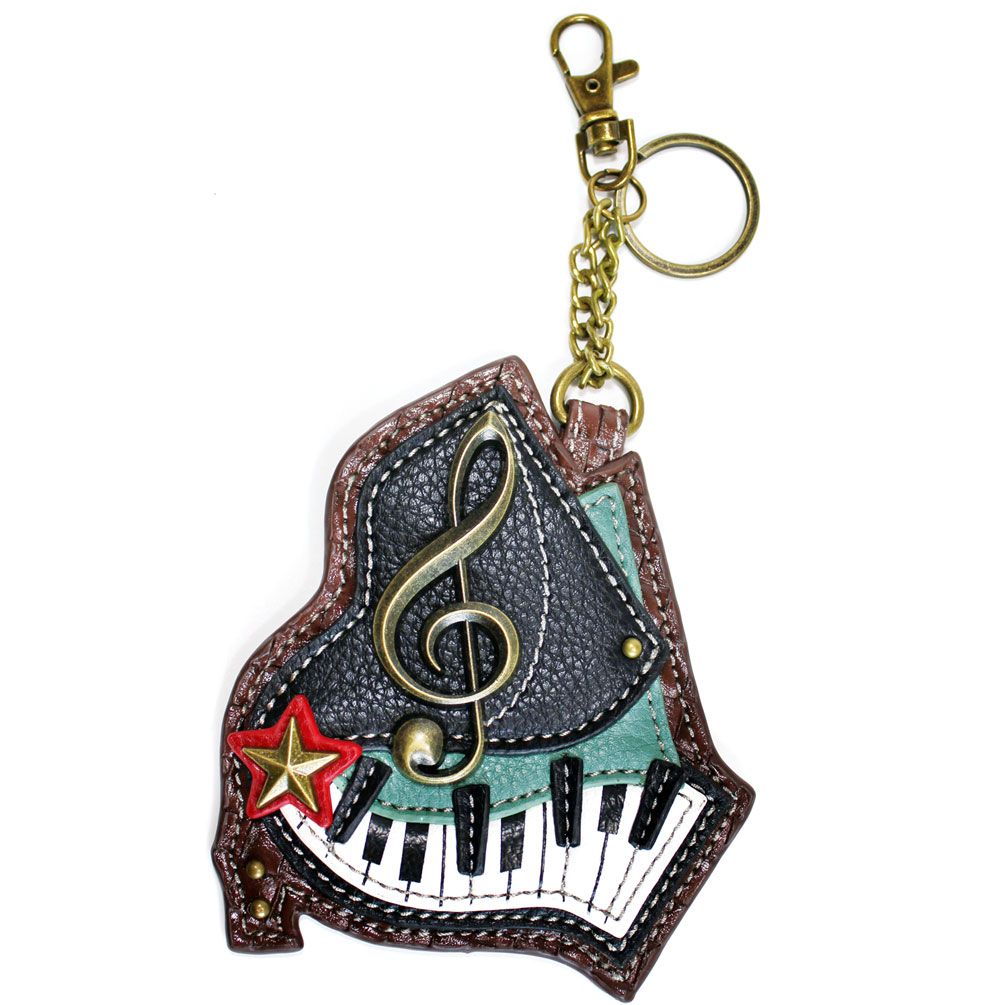 Piano Coin Purse and Key Chain by Chala