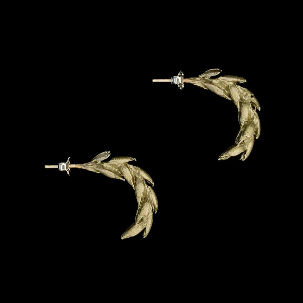 Wheat Post Earrings by Michael Michaud