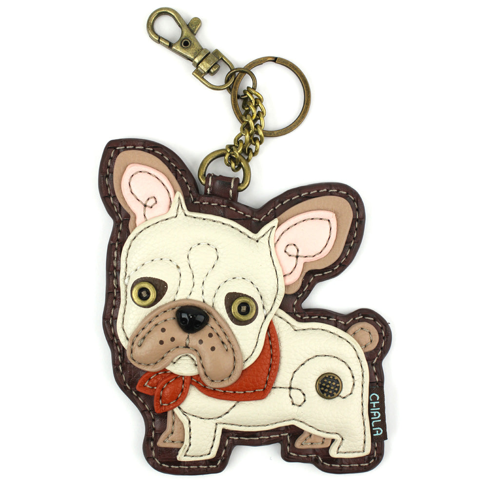 French Bulldog Coin Purse and Key Chain by Chala